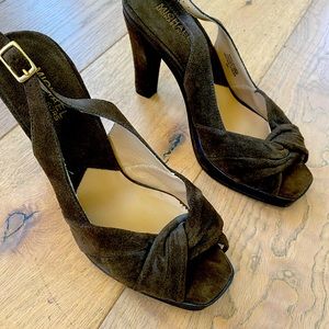 Michael Kors Platform peep toe heels